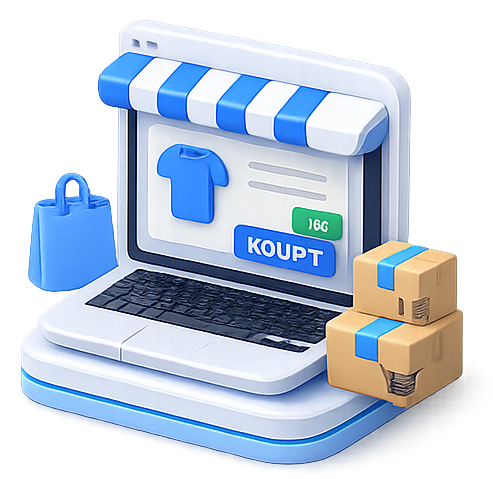 3D ilustrace: prodej online
